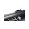 Ligne complète YASUNI Scooter 4 Black Edition inox noir/casquette carbone Honda Forza 300