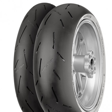 Pneu CONTINENTAL ContiRaceAttack 2 Med 120/70 ZR 17 M/C 58W TL