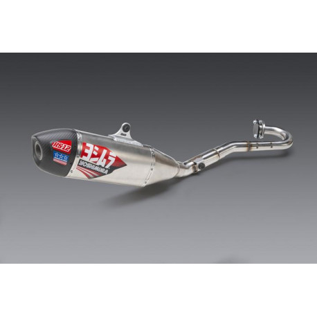 Ligne complète YOSHIMURA RS-12 Signature Series inox/silencieux alu/casquette carbone Suzuki RM-Z250