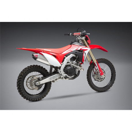 Ligne complète YOSHIMURA RS-4 Enduro Series inox/silencieux alu/casquette carbone Honda CRF450X