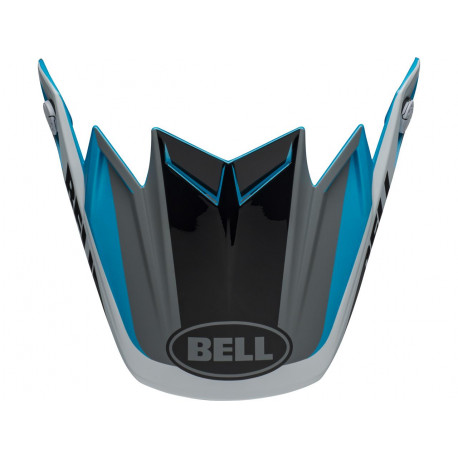 Visière BELL Moto-9 Flex Division White/Black/Blue