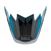 Visière BELL Moto-9 Flex Division White/Black/Blue