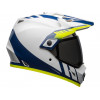 Casque BELL MX-9 Adventure Mips Dash Gloss White/Blue/Hi-Viz taille S