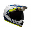 Casque BELL MX-9 Adventure Mips Dash Gloss White/Blue/Hi-Viz taille S