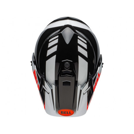 Casque BELL MX-9 Adventure Mips Dash Gloss Black/White/Orange taille S