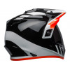 Casque BELL MX-9 Adventure Mips Dash Gloss Black/White/Orange taille S