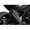 Silencieux SCORPION Serket Taper titane/casquette ABS noir Kawasaki Z900