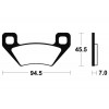 Plaquettes de frein Bendix MOA322 Métal fritté  