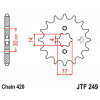 Pignon JT SPROCKETS 13 dents acier pas 420 type 249 Kawasaki KLX110