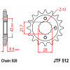 Pignon JT SPROCKETS 15 dents acier pas 520 type 512