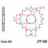 Pignon JT SPROCKETS 14 dents acier pas 525 type 520 Suzuki SV650N/SV650S