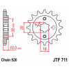 Pignon JT SPROCKETS 12 dents acier pas 520 type 711 Cagiva Mito 125 EV