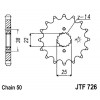 Pignon JT SPROCKETS 15 dents acier pas 520 type 726