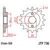 Pignon JT SPROCKETS 13 dents acier pas 520 type 736 Ducati 748