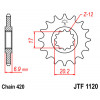 Pignon JT SPROCKETS 11 dents acier pas 420 type 1120