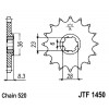 Pignon JT SPROCKETS 14 dents acier pas 520 type 1450