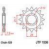 Pignon JT SPROCKETS 14 dents acier pas 520 type 1536 Kawasaki KFX450R