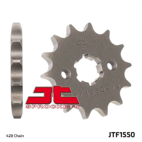 Pignon JT SPROCKETS 14 dents acier pas 428 type 1550