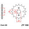 Pignon JT SPROCKETS 14 dents acier pas 428 type 1550