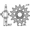 Pignon 15 dents PBR chaine 525 Aprilia 750 SHIVER 