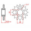 Pignon JT SPROCKETS 15 dents acier pas 525 type 704