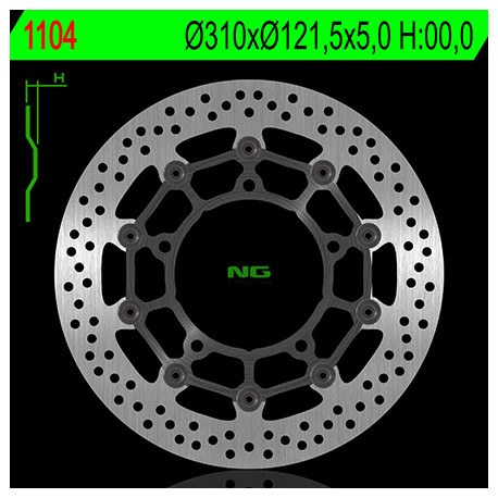 DISQUE DE FREIN AVANT FLOTTANT POUR GSR600, GSF650, DL650, GSF1250, HAYABUSA