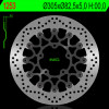 Disque de frein avant NG 1253 rond flottant Triumph