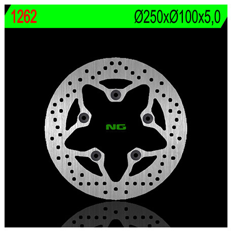 Disque de frein arrière NG 1262 rond fixe Kawasaki