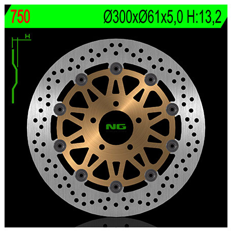 DISQUE DE FREIN FLOTTANT