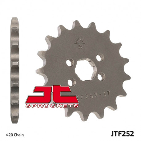 Pignon JT SPROCKETS 14 dents acier pas 420 type 252