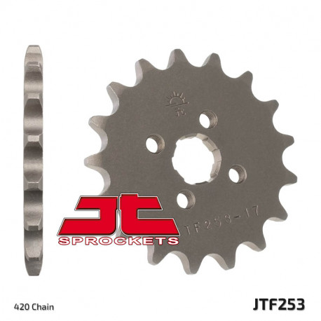 Pignon JT SPROCKETS 15 dents acier pas 420 type 253