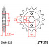 Pignon JT SPROCKETS 15 dents acier pas 520 type 276 Honda CB250S