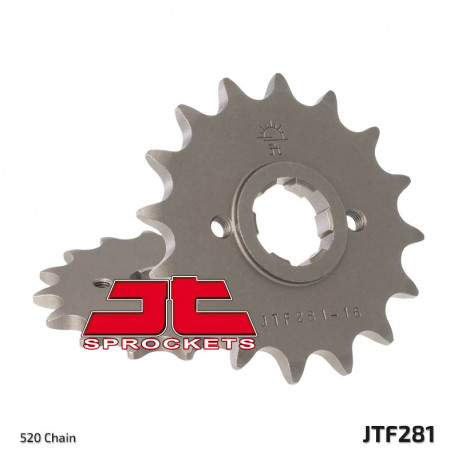 Pignon JT SPROCKETS 15 dents acier pas 520 type 281