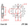 Pignon JT SPROCKETS 15 dents acier pas 525 type 296