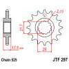 Pignon JT SPROCKETS 15 dents acier pas 525 type 297 Honda