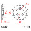 Pignon JT SPROCKETS 14 dents acier pas 520 type 308 Honda SLR650