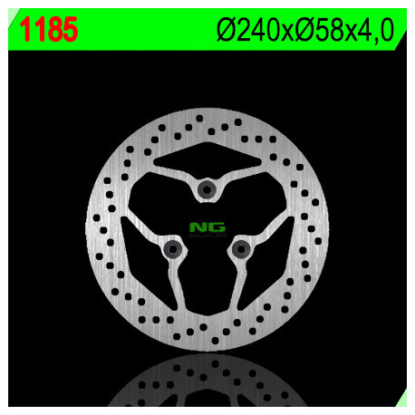 Disque de frein fixe avant NG Dealim S2 125