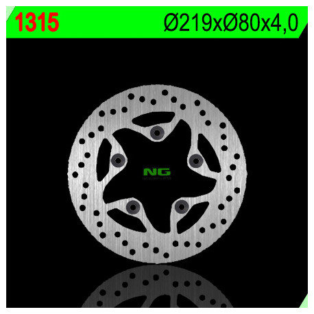 Disque de frein fixe avant NG Dealim S1 125