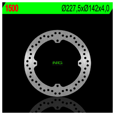 Disque de frein arrière NG Ø227,5 rond type 1500 Polaris Outlaw 500