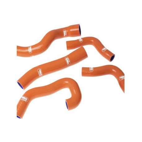 Durites de radiateur SAMCO type origine orange - 4 durites Ducati