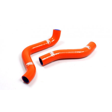 Durites de radiateur SAMCO type origine orange - 2 durites KTM 690 Enduro/SMC