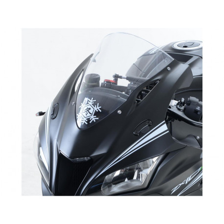 Cache-orifices clignotants R&G RACING noir Kawasaki ZX-10R