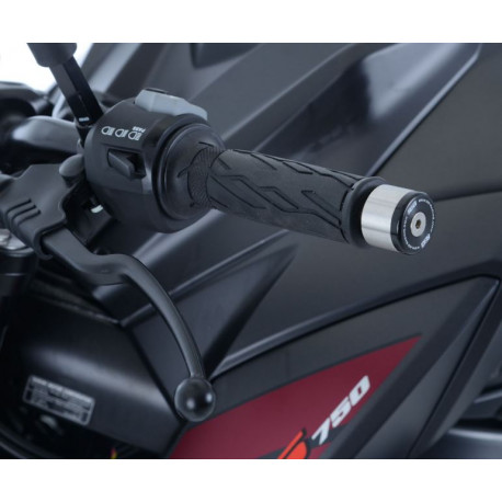 Embouts de guidon R&G RACING noir Suzuki GSX-R1000