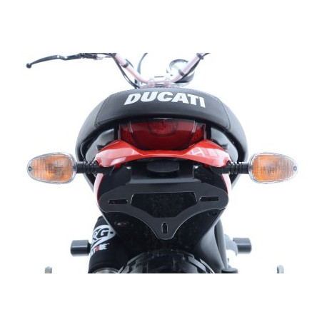 Support de plaque noir R&G Ducati Scrambler Icon