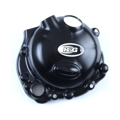 Couvre carter R&G RACING Race Series droit (embrayage) noir Kawasaki ZX6R