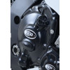 Couvre carter R&G RACING Race Series droit (embrayage) noir Yamaha R1