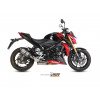 Silencieux MIVV Suono inox - casquette carbone Suzuki GSX-S1000