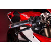 Levier de frein repliable/réglable LIGHTEC Alien alu inserts caoutchouc noir - LEVD128K Honda CB1000R