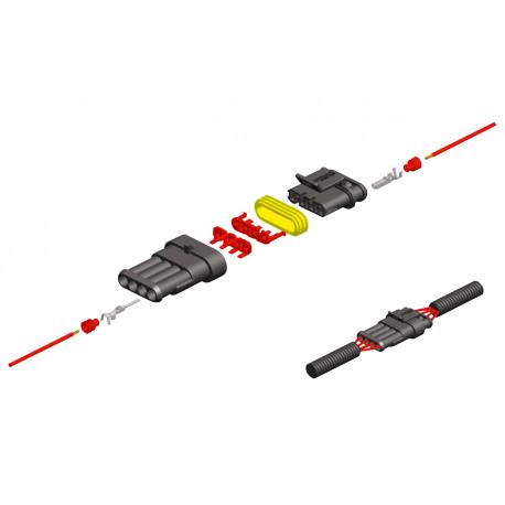 Jeu de connectiques génériques 2 voies - 5 jeux complets