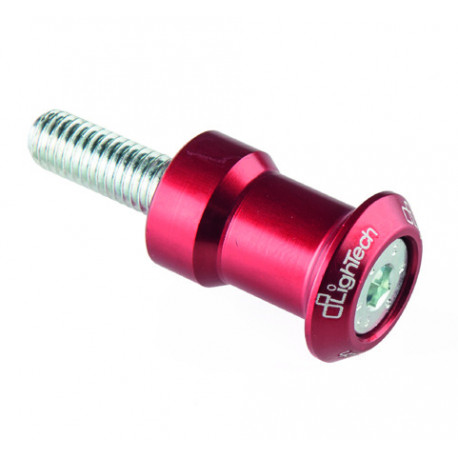 Pions de bras oscillant LIGHTECH M6 X 1,00 rouge universels (la paire)